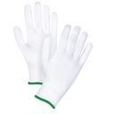 Gants tricotés sans couture taille Moyen Polyester paume enduite de Sans revêtement